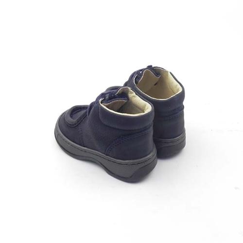 Pantofi unisex casual din piele BOX, BAM 542, bleumarin