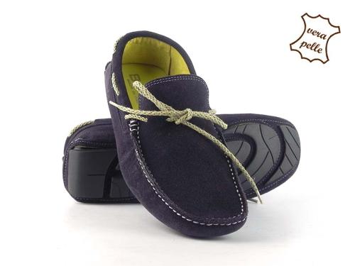 Mocasini din piele intoarsa MOK 13 