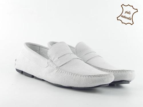 Mocasini din piele intoarsa MOK 44 