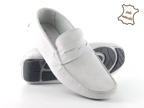Mocasini din piele intoarsa MOK 44 