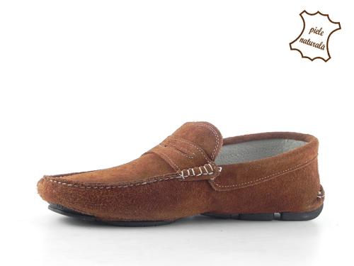 Mocasini din piele intoarsa MOK 67 