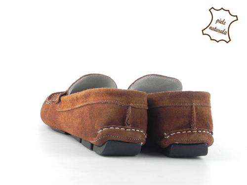 Mocasini din piele intoarsa MOK 67 