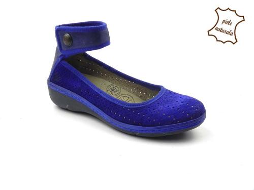 Balerini din piele intoarsa PT 246 
