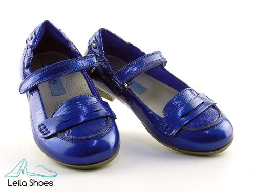 Balerini din piele lacuita BAM 378 