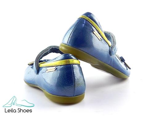 Balerini fete din piele lacuita BAM 393 