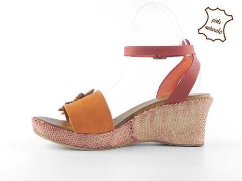 Sandale dama din piele naturala ANETTA 302PF1 DNI