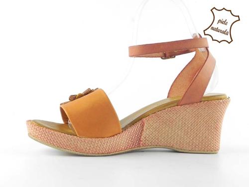 Sandale dama din piele naturala ANETTA 302PF2 DNI