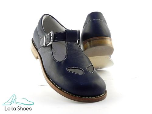 Pantofi din piele naturala BAM 360 