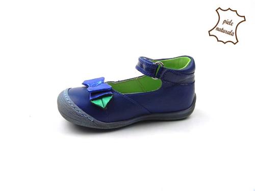 Pantofi fete din piele naturala BAM 469 