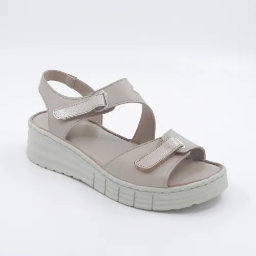 Sandale damă Bej din piele naturală Almera