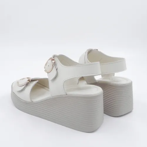 Sandale damă Bej din piele naturală Evelis