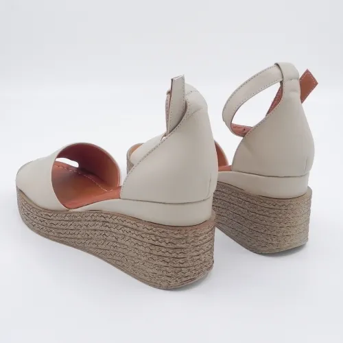 Sandale damă Bej din piele naturală Elisia