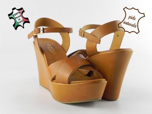 Sandale damă piele naturală Coco 028 Maro