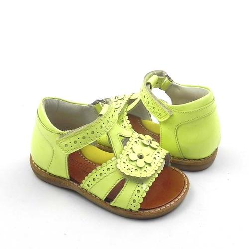 Sandale fete din piele naturala BAM 743