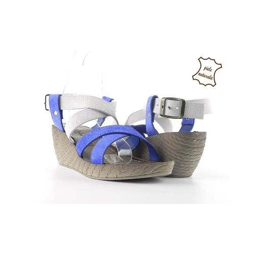 Sandale dama cu platforma din piele naturala intoarsa Betty ITALY08