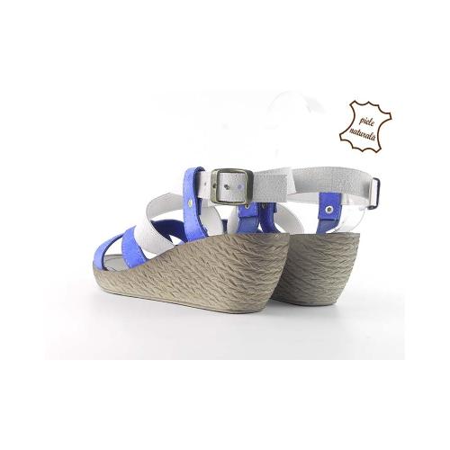 Sandale dama cu platforma din piele naturala intoarsa Betty ITALY08
