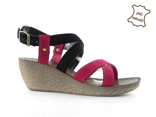 Sandale din piele naturala intoarsa ITALY-12 