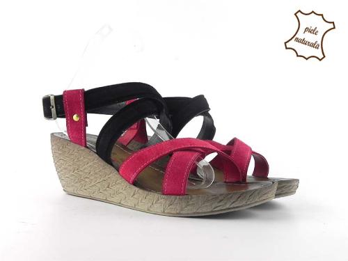 Sandale din piele naturala intoarsa ITALY-12 