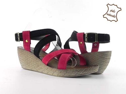 Sandale din piele naturala intoarsa ITALY-12 