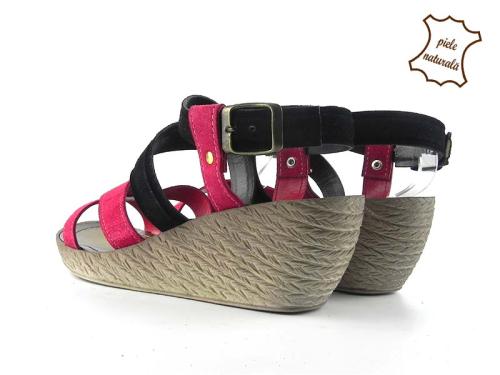 Sandale din piele naturala intoarsa ITALY-12 