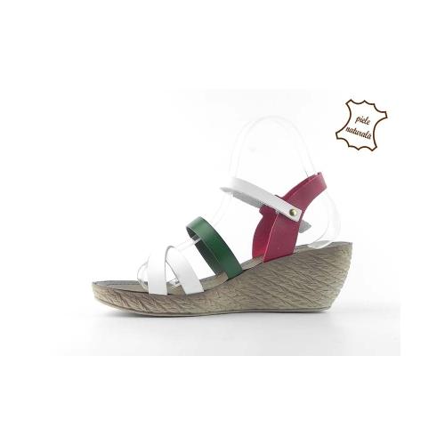 Sandale dama cu platforma din piele naturala Patty ITALY-09 