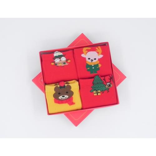 Set 4 perechi de sosete model de craciun TINA 2