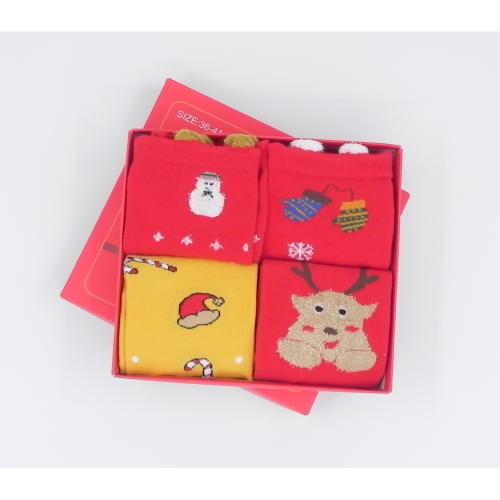 Set 4 perechi de sosete model de craciun TINA 4