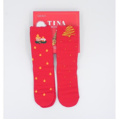 Set 4 perechi de sosete model de craciun TINA 6