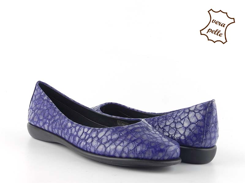 Balerini dama din piele naturala lacuita 9101-11 MELA 
