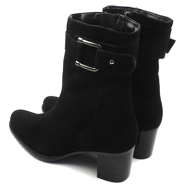 Botine dama din piele intoarsa naturala 8231-006