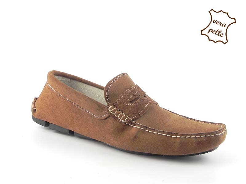 Mocasini din piele Francesco MOK 68