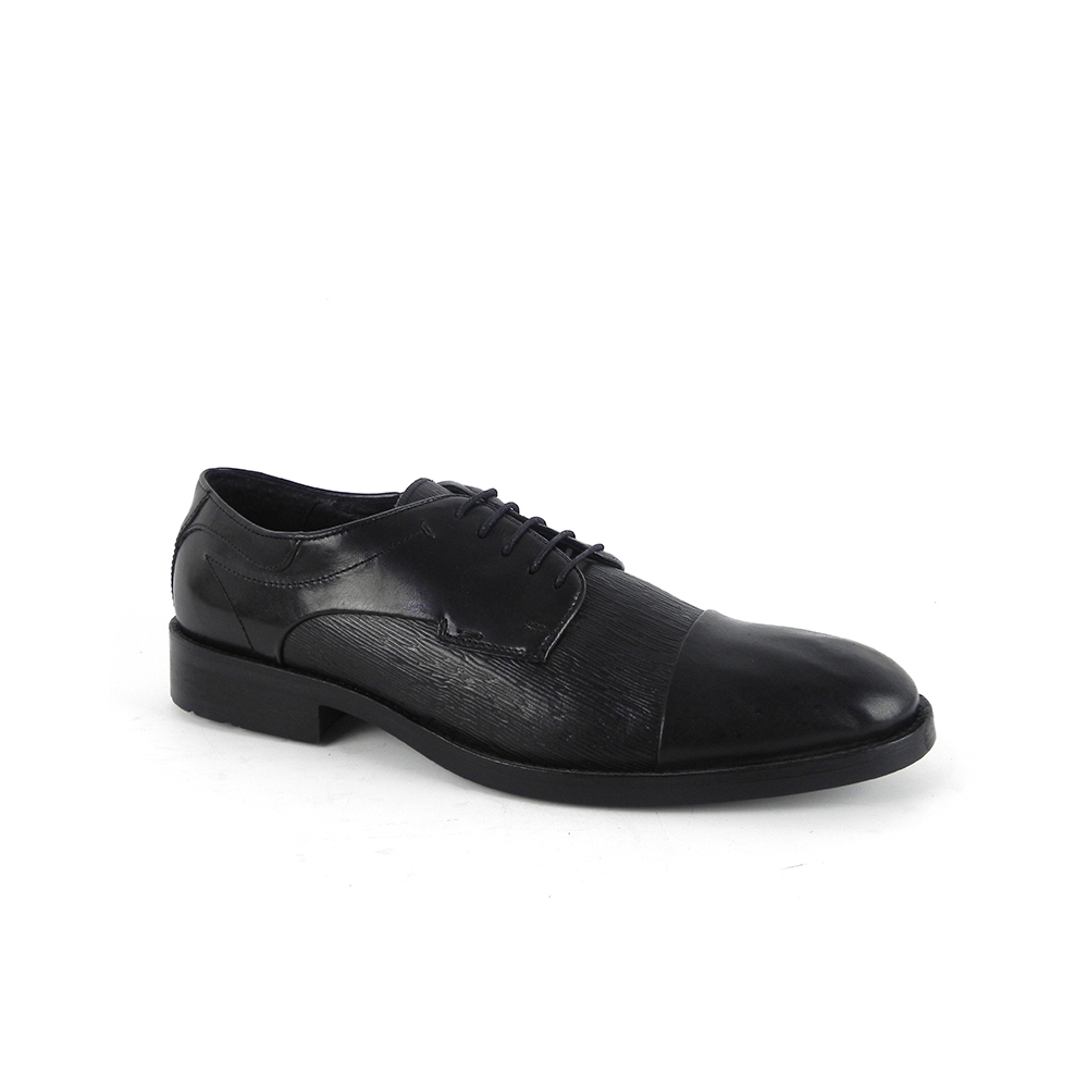 Pantofi barbati din piele naturala Paolo, negru