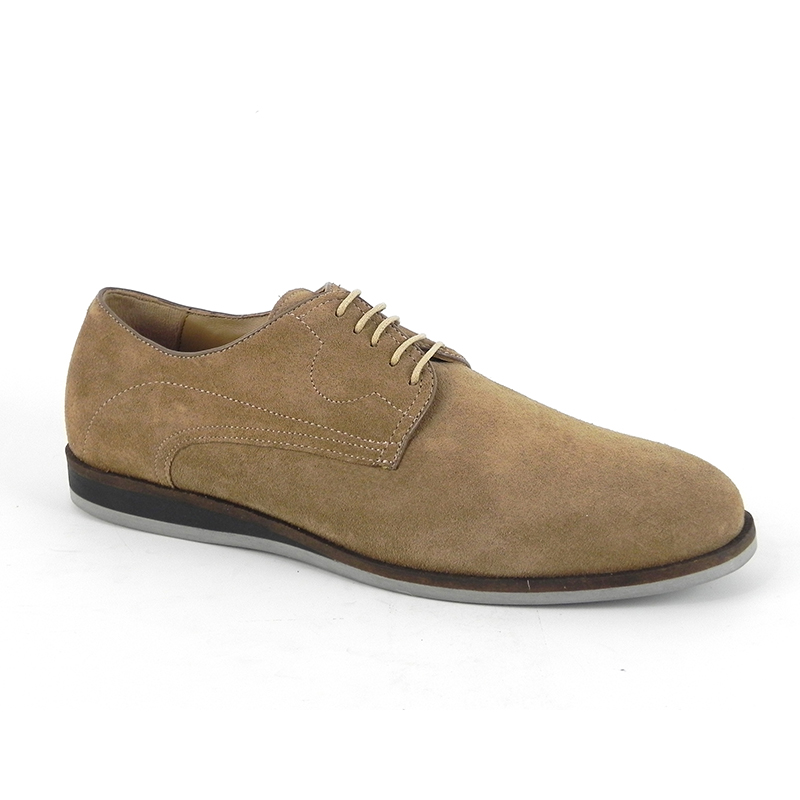 Pantofi barbati din piele intoarsa maro deschis Roberto DAV4VMD