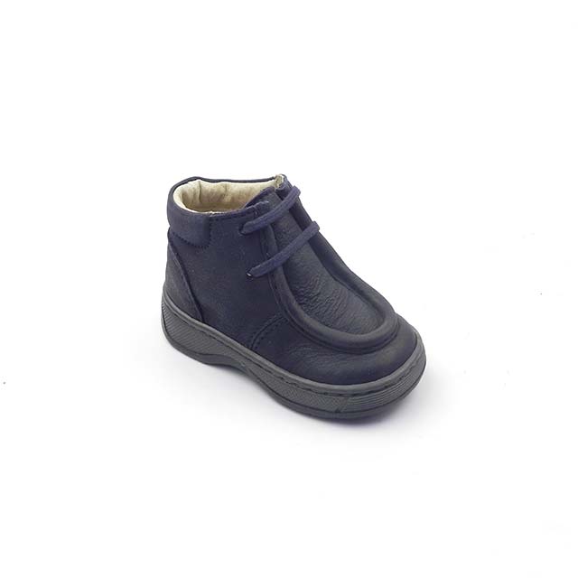 Pantofi casual din piele BOX, BAM 542, bleumarin