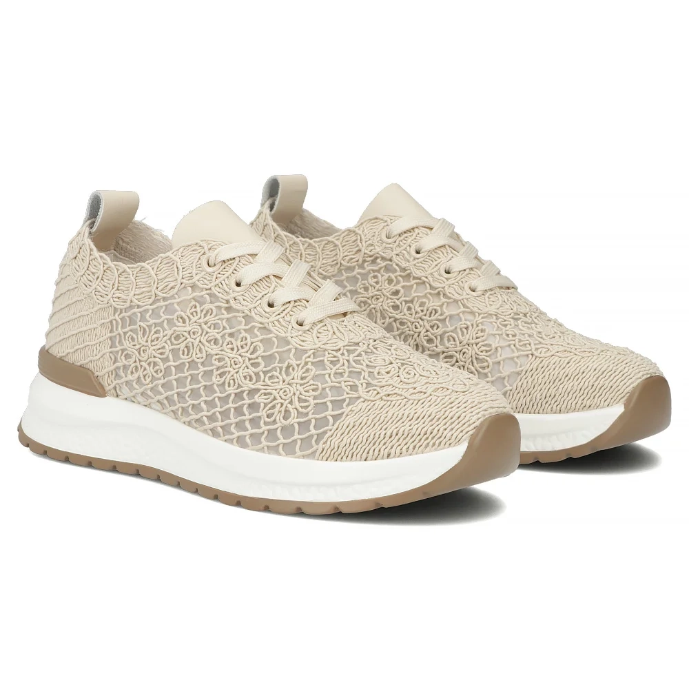 Pantofi dama casual Bej din Piele naturala Ofelia