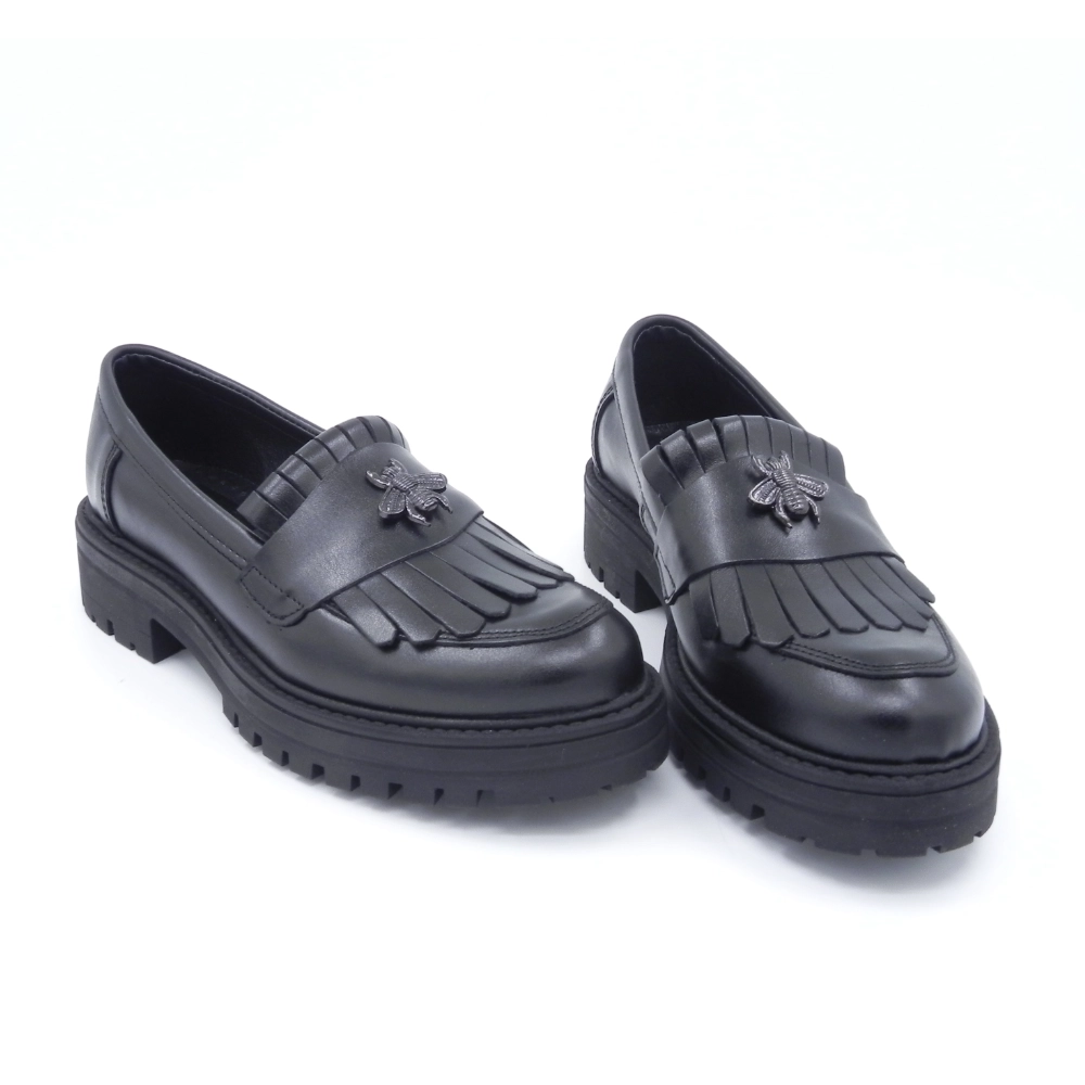 Pantofi dama casual Negri din Piele naturala Beea