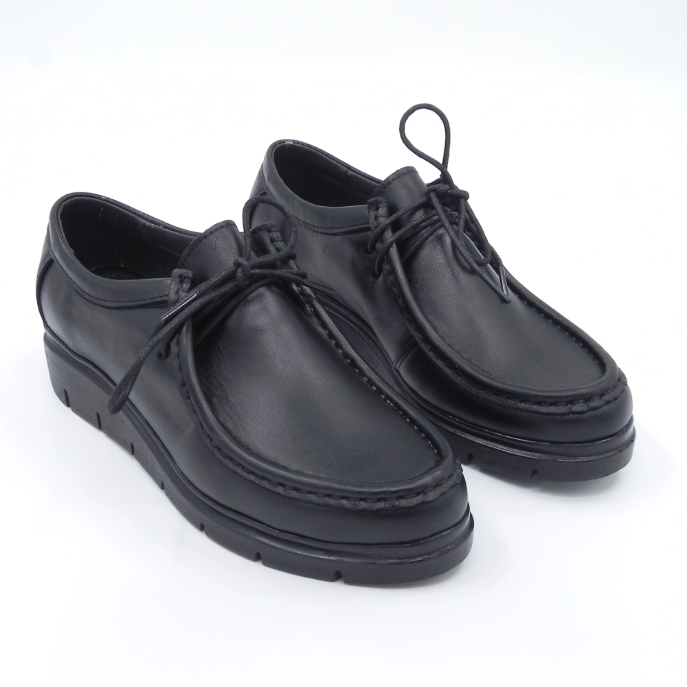 Pantofi dama cu talpa ortopedica Negri din Piele naturala Ira