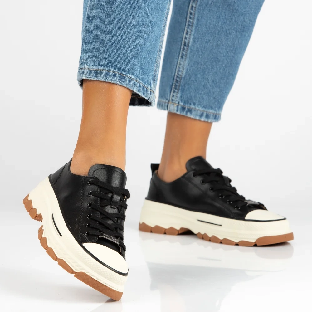 Pantofi sport dama Negri din Piele naturala Connie