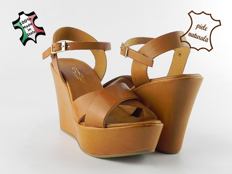 Sandale damă piele naturală Coco 028 Maro