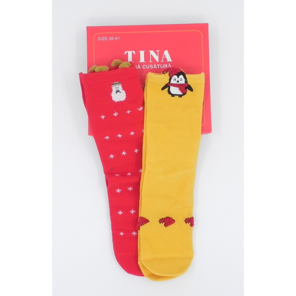 Set 4 perechi de sosete model de craciun TINA 3